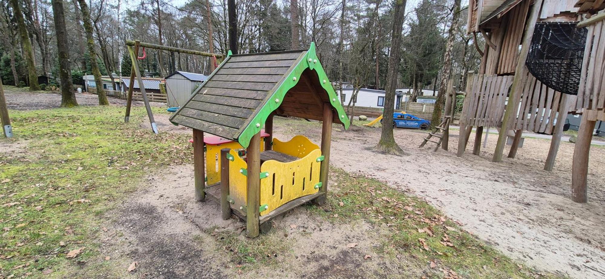 Het Veluwse Boshuisje Knus Chalet Met Omheinde Tuin Op De Veluwe 霍德鲁 外观 照片