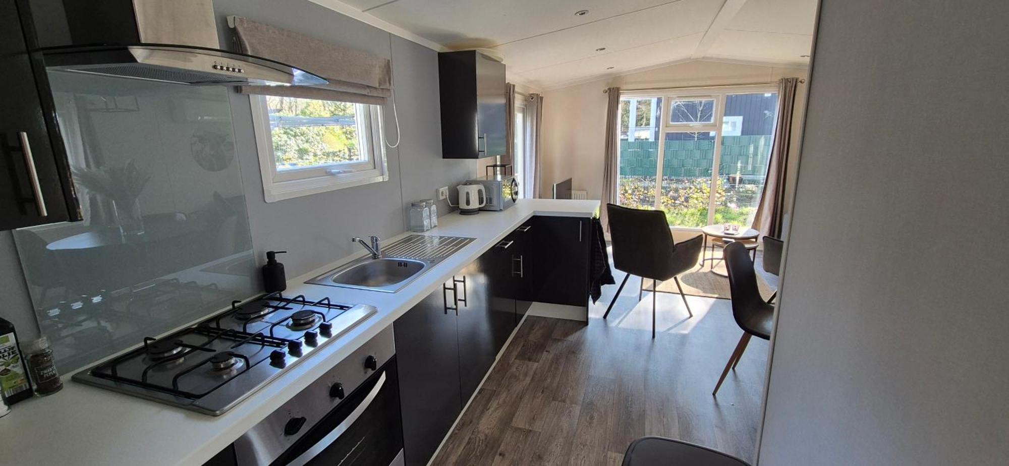 Het Veluwse Boshuisje Knus Chalet Met Omheinde Tuin Op De Veluwe 霍德鲁 外观 照片