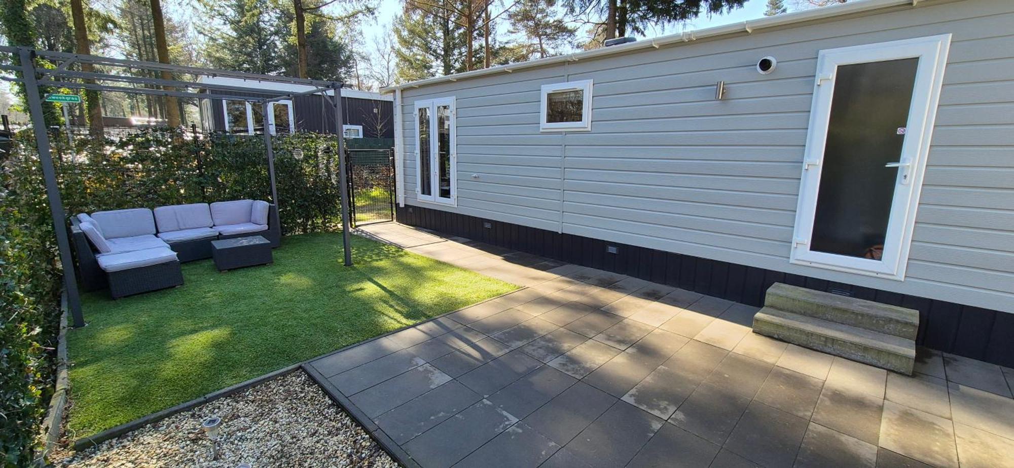 Het Veluwse Boshuisje Knus Chalet Met Omheinde Tuin Op De Veluwe 霍德鲁 外观 照片